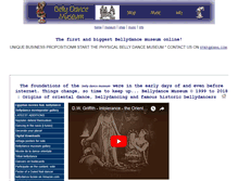 Tablet Screenshot of belly-dance.org